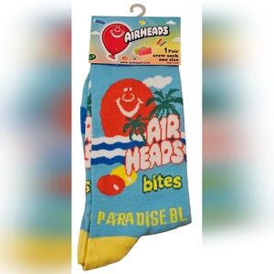 Airheads 1 Pair Adult Crew Socks. New!